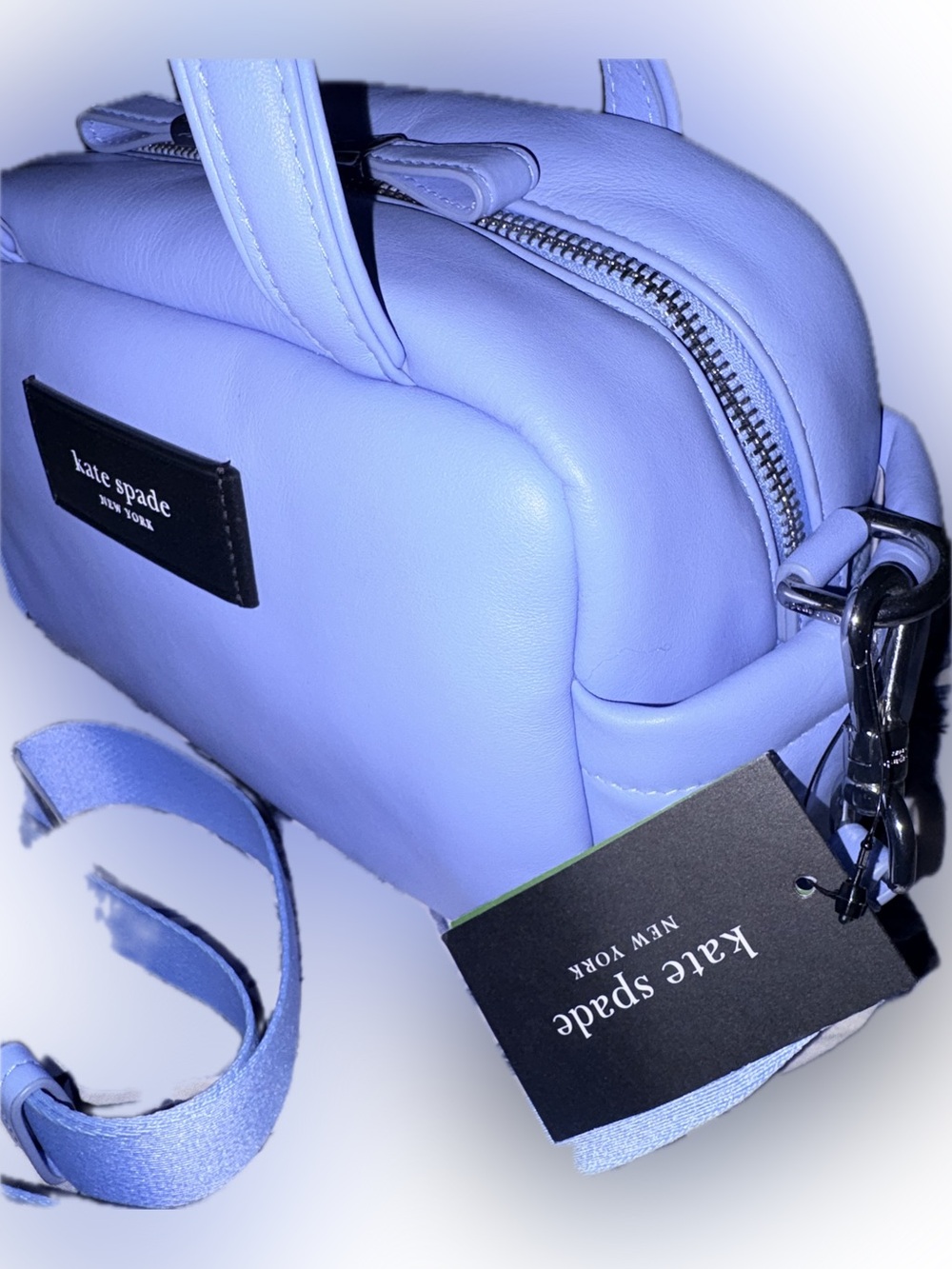 kate spade Lavender Mini Leather Crossbody Bag New